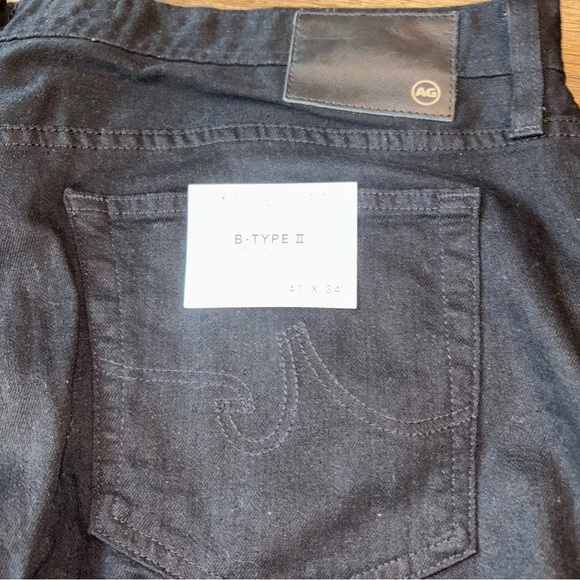 AG B-Type II Black Jeans 41x34 NWT $198 - Picture 8 of 11
